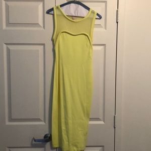 H&M Neon Yellow Dress